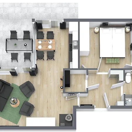 Fuchsbau Mit Kamin & Terrasse & Garten شقة