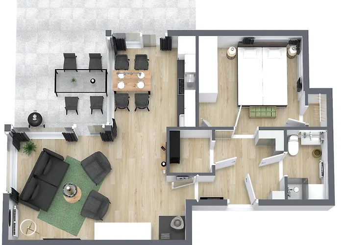 Fuchsbau Mit Kamin & Terrasse & Garten Apartamento